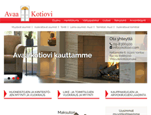 Tablet Screenshot of kotiovi.com